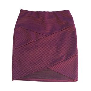 F21 asymmetrical pencil skirt